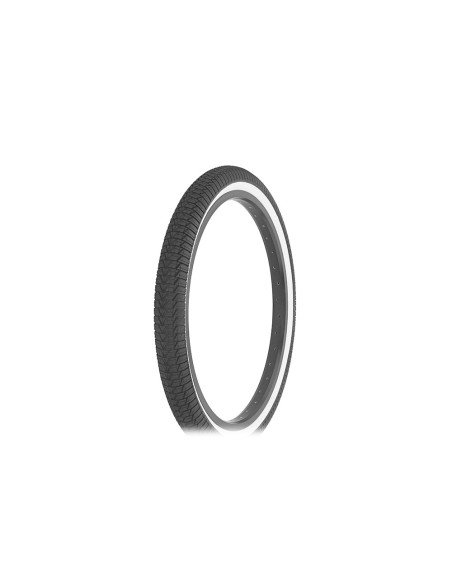 Tire 20 x 1.95 Black/White Side Wall HF-864.
